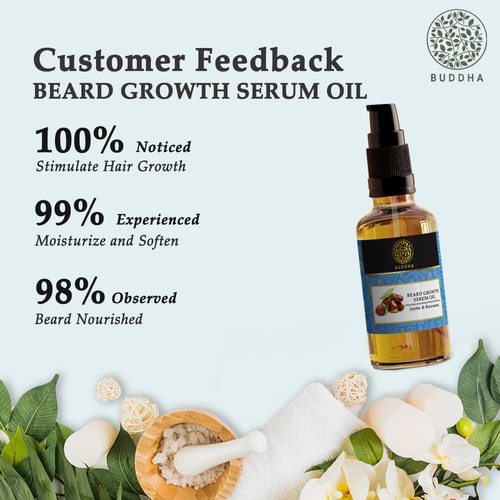 Beard Growth Oil Serum - 100% Ayush Certified -  Ultimate Solution for Thicker, Fuller, and Healthier Beards
