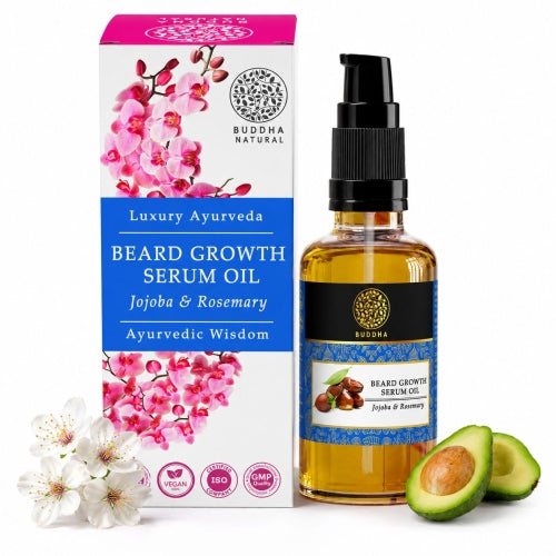 Beard Growth Oil Serum - 100% Ayush Certified -  Ultimate Solution for Thicker, Fuller, and Healthier Beards