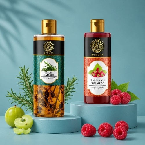 Anti Bald Hair Oil - 100% Ayush Certified - Fights Baldness, Promotes Hair Growth, Revitalizes Root Follicles & Reduces Hair Loss