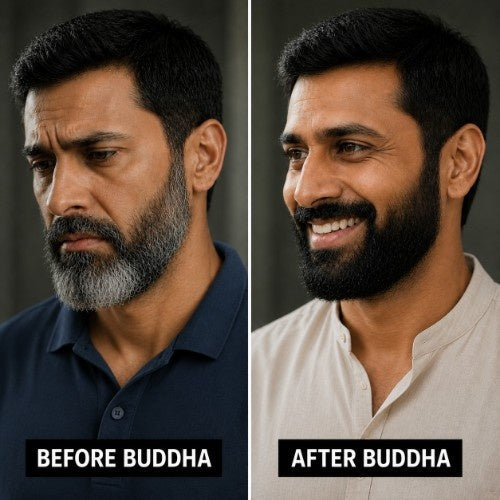 Anti Grey Beard Wash - 100% Ayush Certified - Reduce Premature Greying & Restore Black Beard