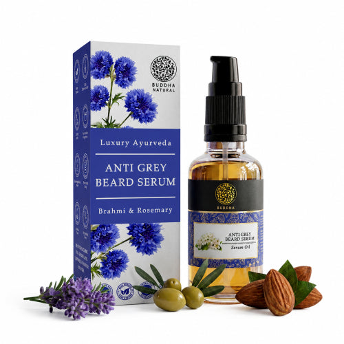 Anti Grey Beard Serum Oil - 100% Ayush Certified - For Premature Greying and Restore Natural Beard Color